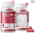 Berberine Supplement 1500mgSugar Free Berberine with Ceylon Cinnamon GummiesChromiumTurmeric Fenugreek for Naturally Metabolism Balanced Berberine HCl from Indian Barberry Extract 120 Cts