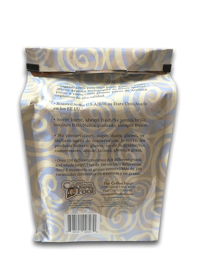 Coffee Fool’s Organic Fair Trade Velvet Hammer 2 Pound (Coarse Grind)