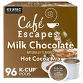 Cafe Escapes Milk Chocolate Hot Cocoa Keurig Single-Serve K-Cup Pods 96 Count