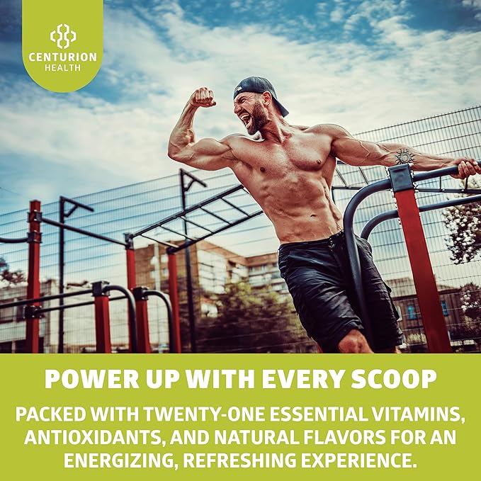 Just Energy Drink Powder Refreshing Strawberry Mango Energy Drink Mix with 21 Energy-Boosting Ingredients Includes B Vitamins Choline Zinc Chromium and Inositol 30 Servings