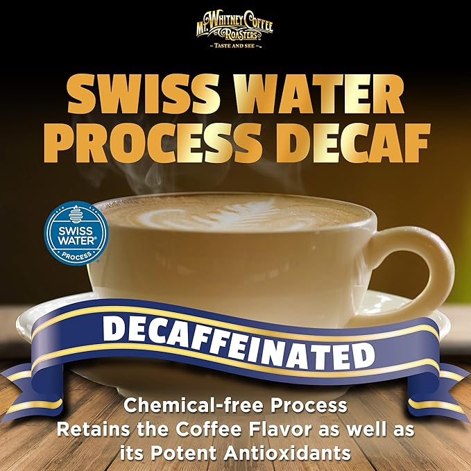 Mt. Whitney Organic Swiss Water Low Acid Decaf Coffee from Peru (Ground 12 Oz)