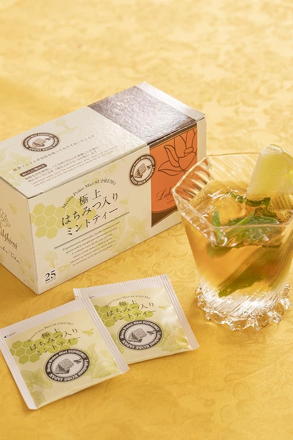 Premium Honey Mint Tea 25 Bags Lakshimi MENTA-POLEO Miel SUPREMO