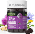 D mannose Gummies for Women Kidney Cleanse Detox &amp Repair Gummies – Urinary Health &amp Kidney Stone* Support Chewable D-mannose with Astragalus Dandelion Milk Thistle – Vegan Sugar-Free 60