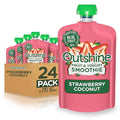 Outshine Smoothie Fruit &amp Yogurt Smoothie Pouches - Strawberry Coconut (24 Pack)