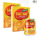 LOTTE Variety Fruits Juice Box Deal - SACSAC RICE PUNCH PEAR JUICE - (SACSAC ORANGE 24 CANS)