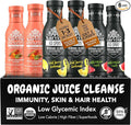 KARVIVA Immunity &amp Collagen Boost Juice Organic Wellness Juices with Prebiotics Collagen Natural Electrolyte Antioxidants Low-Sugar &amp Gluten Free 6 Bottles 12 oz