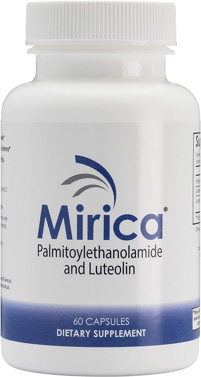 Mirica® - Pea (Palmitoylethanolamide) and Luteolin - Immune &amp Nervous System Support Supplement - 60 ct