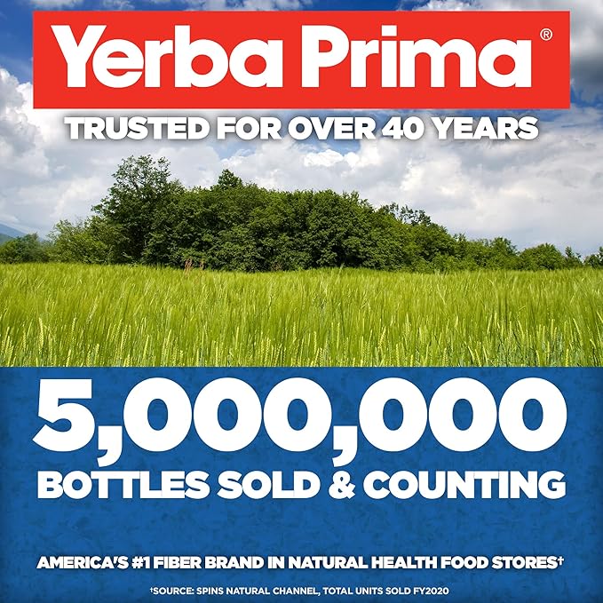 Yerba Prima Psyllium Husk 12 Ounce (Pack of 3) - Whole Husk Fiber Supplement for Regularity Colon Cleansing Natural Support for Gut Health Non GMO Gluten Free Vegan No Sweeteners