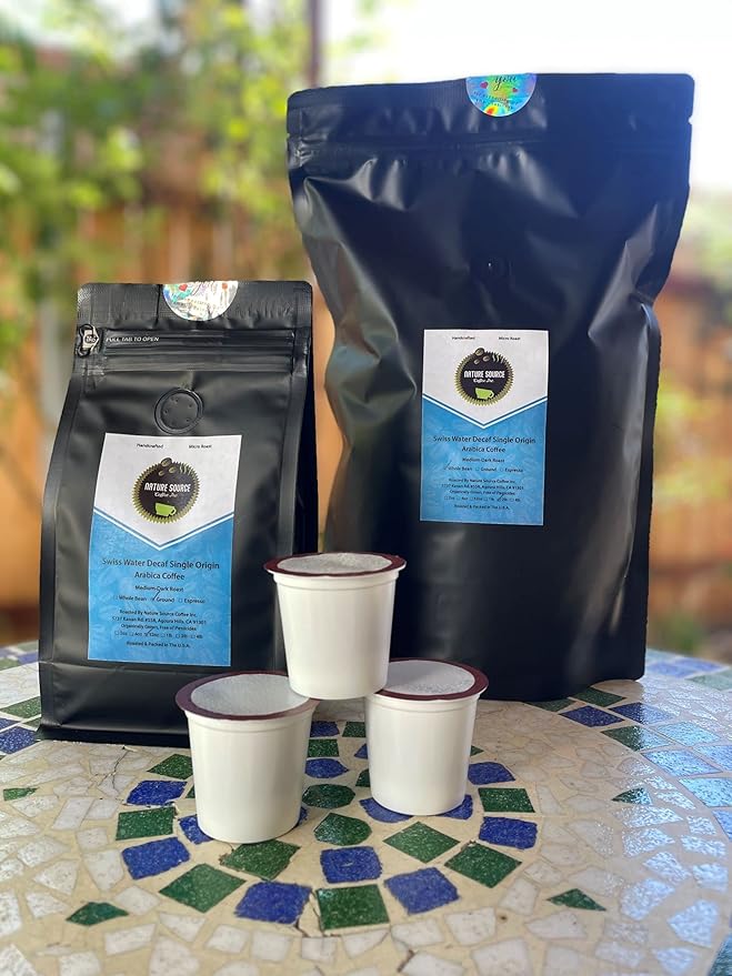 Swiss Water Decaf Single Origin | Organic | Ground Coffee | Fresh Roasted |12oz 1-Pack