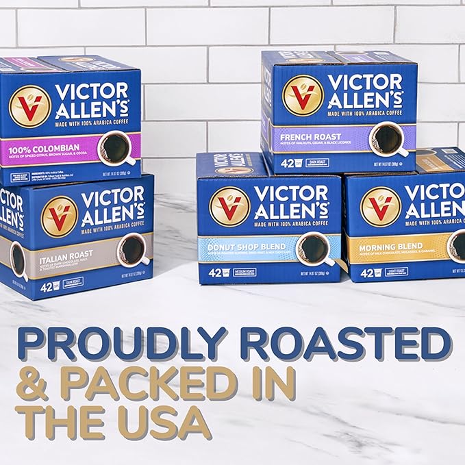 Victor Allen's Coffee Autumn Favorites Variety Pack Medium Roast 36 Count Single Serve Coffee Pods for Keurig K-Cup Brewers (Pack of 2)