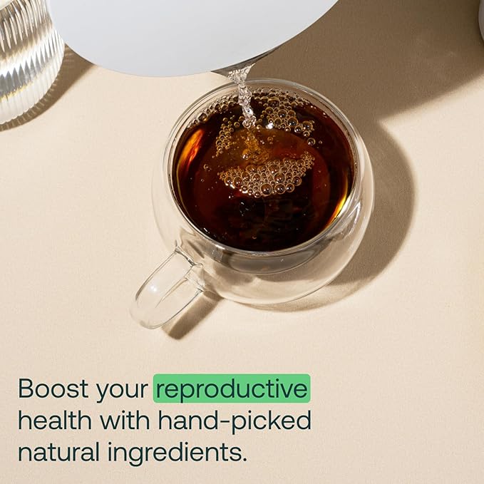 Mira Fertility Tea Caffeine-Free 100% Organic Goji Berry and Ginger Root Helps Regulate Cycles Support Conception and Promote Hormone Balance Peppermint 20 Tea Bags Per Box