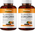 Turmeric Curcumin Supplement – 95% Curcuminoids with BioPerine Black Pepper &amp Ginger – 240 Capsules for Joint Support &amp Mobility – High Absorption Tumeric Curcuma Pills