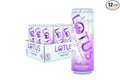 Purple Lotus Plant Power Drink™ | Sugar Free Low Calorie | 160 mg Natural Caffeine from Green Coffee Bean | Plant-Based Ingredients | Zero Sugar | 10 Calories | 12 oz Cans | 12 Count