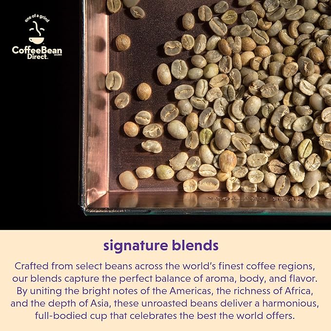 Coffee Bean Direct Unroasted Kona Blend 5 Pound (Pack of 1)