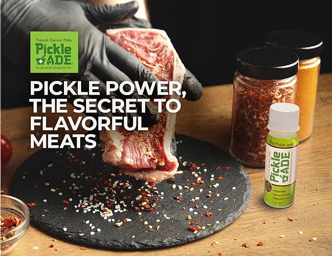 PickleAde Real Pickle Juice Shots with Turmeric 3oz (12 Pack) | Electrolyte Pickle Juice Sports Drink | Kosher Pickle Shots | Pickle Brine for Muscle and Leg Cramp Relief