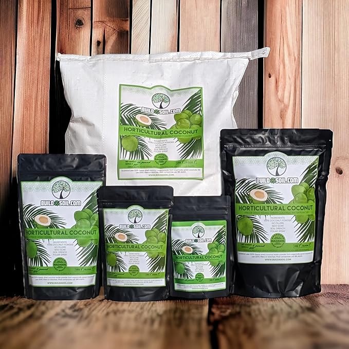 BuildASoil Coconut Water Powder for Garden - Raw Freeze Dried Organic (2 lb)