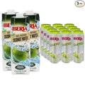 Iberia Soursop Juice Drink 16.57 Fl Oz (Pack of 12) + Iberia 100% Pure Organic Coconut Water 1 Liter 33.8 Fl Oz (Pack of 3)