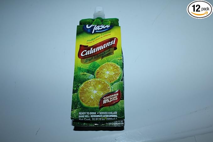 Cool Taste Calamansi Fruit Juice Drink Philippine Lemon Pack of 12 500ml a Pack