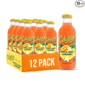 Calypso Lemonade Tropical Mango Lemonade Made with Real Fruit 16 Fl Oz Glass Bottles (Pack of 12)