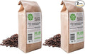 Tiny Footprint Coffee - Fair Trade Organic Peru APU Medium Roast - Whole Bean Coffee USDA Organic &amp Carbon Negative - You Drink Coffee We Plant Trees 16 Ounce9849109 (Pack of 2)