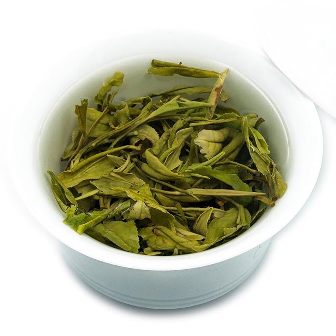oriarmcha 2025 Anji Bai Cha Green Tea Loose Leaf 450g (Pack of 2) - Chinese Green Tea Leaves An Ji White Tea