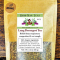 LUNG DECONGEST TEA – For Congested Lungs and Mucus Relief – Organic Loose Leaf Herbal Blend – Formulated by Master Herbalist – Non-GMO No Additives