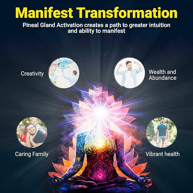 Pineal Gland Activation Supplement - Supports Decalcification Third Eye Awakening Intuition and Mental Clarity - 100 Vegan Capsules