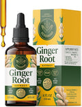 HERBAMAMA Ginger Drops - Vegan Digestive Support &amp Overall Well-Being with Ginger Root Extract Tincture - Non-GMO Alcohol &amp Sugar-Free Liquid Antioxidant Supplement 56-Day Supply