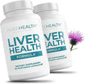 Liver Health Detox and Cleanse Supplement for Fatty Liver - Healthy Liver Blend with Artichoke Extract Milk Thistle and Dandelion - Liver Support Support Supplements for Women &amp Men - 2 Bottles