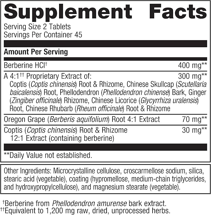 Metagenics CandiBactin‑BR - Concentrated Berberine for Intestinal Support* - 400 mg Berberine HCl per Serving with Oregon Grape &amp Coptis Root* - Supports Gut Health &amp Microbial Balance* - 90 T