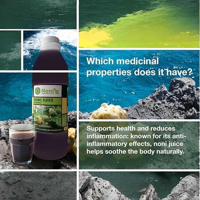 Frutos Pachamama Organic Noni Juice 100% Pure – Raw Ozonated Noni Extract from Dominican Republic | Natural Superfood Drink | Immune Booster &amp Anti-Inflammatory Support 4 Bottles 16Oz
