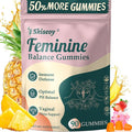 Pineapple Gummies for Women pH - Feminine Balance Gummies for Flora and Vaginal Health + Vitamin C for Immune Support Probiotics Women's pH Balance Gummy Nutrition Vegan Friendly 90 Counts