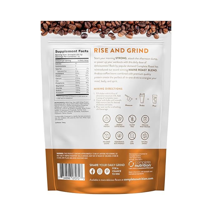 Complete Roast 3-Pack Caramel Frappe Iced Coffee and Vanilla (Caramel Frappe Mocha Latte Mocha Peanut Butter)