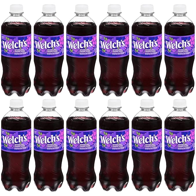 Welch's 20 fl. oz. Sparkling Soda Bottle (12 Grape)