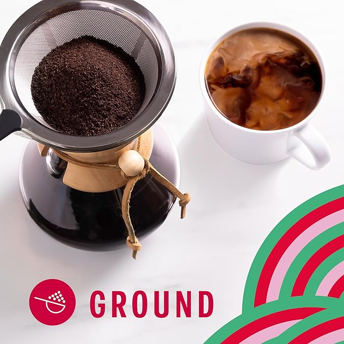 Starbucks Ground Coffee Peppermint Mocha Naturally Flavored Coffee 100% Arabica Limited Holiday Edition 6 Bags (11 Oz Each)