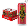 Liquid Ice Active Energy Drink Cherry Licious Zero Sugar 160mg Natural Caffeine from Green Tea with CoQ10 &amp Ginseng Clean Focus &amp Performance Support Gluten Free 16oz Cans (12 Pack)