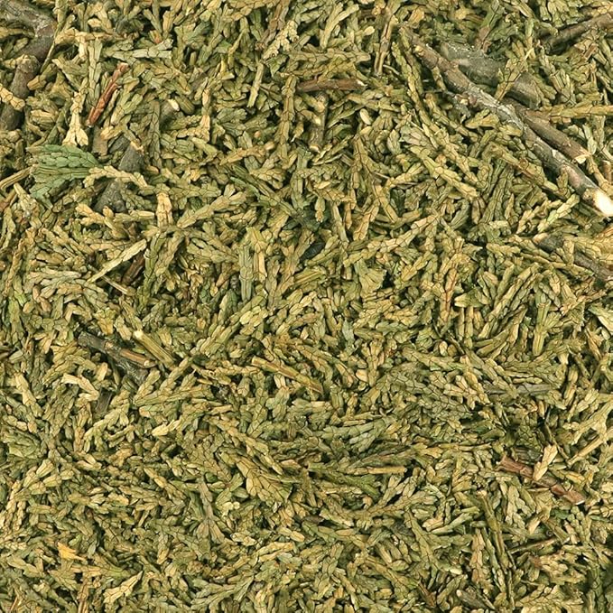 Organic Natural Pure Hinoki Cypress(Japanese Cypress) Cypress Leaves &amp StemsLeaf Dried Bulk Herbs -10.58 Ounce (300g)