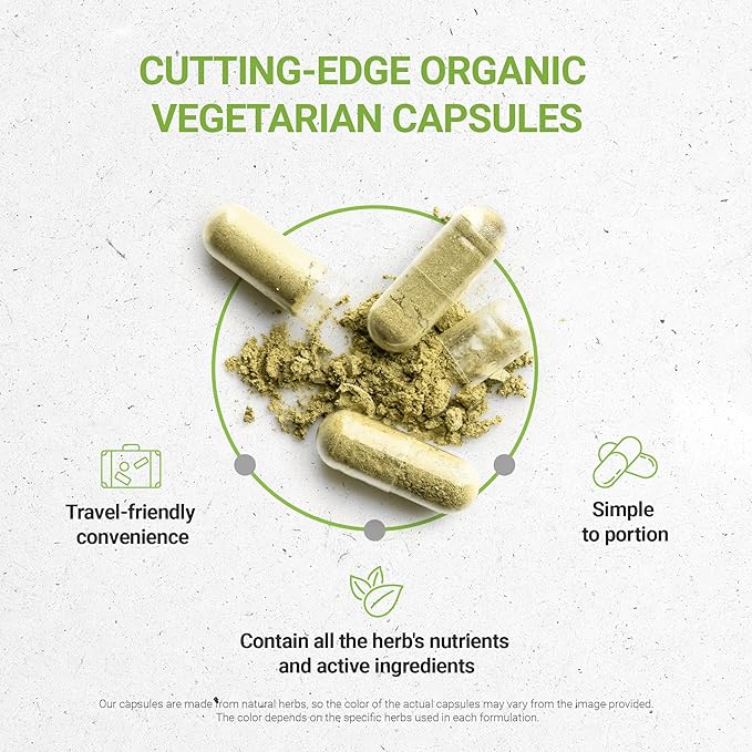 Secrets of the Tribe Wild Yam Capsules 1000 mg Responsibly farmed USDA Organic Wild Yam (Dioscorea Villosa) Dried Root Hormone Support Supplement (120 Capsules)