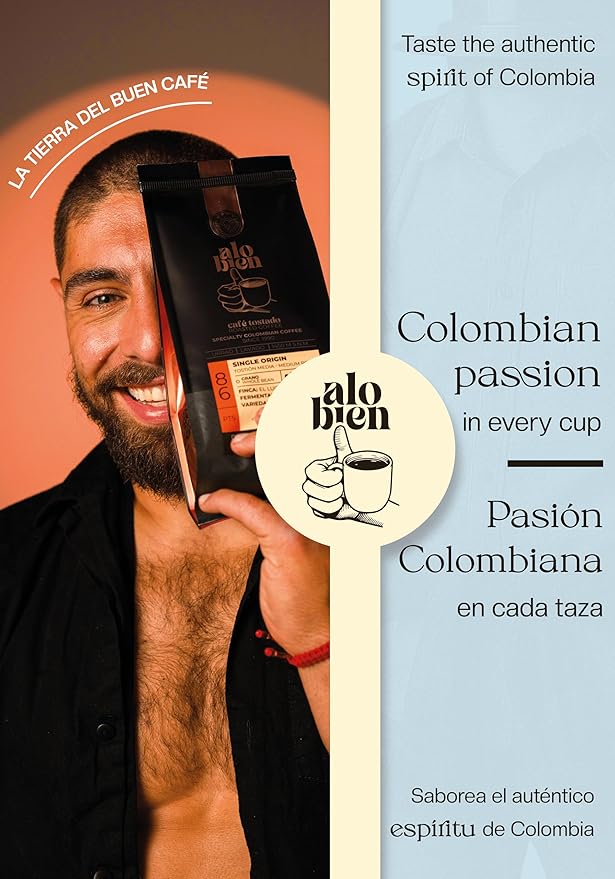 Alo Bien Specialty Coffee (Ground) 1 LB. - Café Especial Colombiano Tostado By Beta Mejía