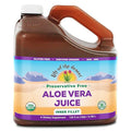 Lily of the Desert Aloe Vera Juice - Organic Preservative-Free Inner Fillet Aloe Vera Drink with Natural Digestive Enzymes for Gut Health Stomach Relief Wellness Glowing Skin 128 Fl Oz