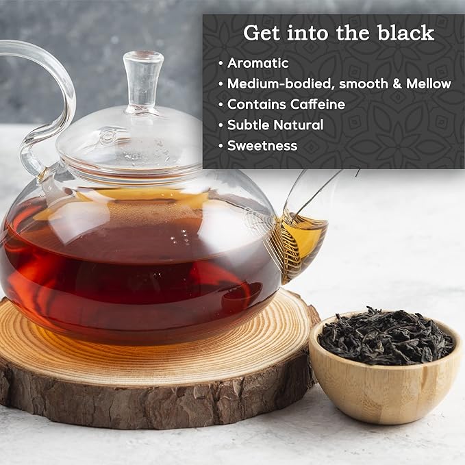 Avocado Leaf Tea Black Tea Blend 2 Pack - Lightly caffeinated | Healthy Tea | Immune Support | Cold Brew or Hot Tea | 30 Tea Bags - 60 Servings (Gluten Free &amp Non-GMO)