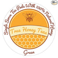 True Honey Green Tea Pods - Honey Crystals Blended in Every Tea Pod Supports Heart Health Excellent Antioxidants All Natural Organic Herbal &amp Caffeine-Free 22 Green Tea Pods