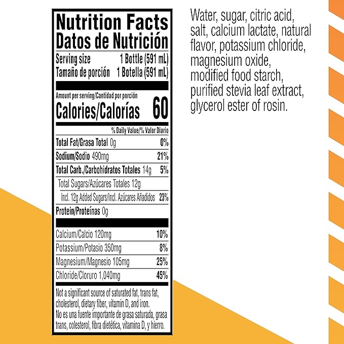 Gatorlyte Rapid Rehydration Electrolyte Drink Cherry Lime Specialized Blend of 5 Electrolytes Lower Sugar No Artificial Sweeteners No Artificial Flavors 20 fl oz Bottles (12 Pack)