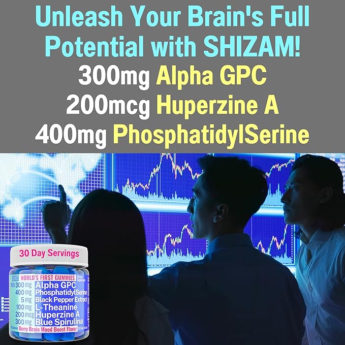 Alpha GPC Huperzine A PhosphatidylSerine L-Theanine Blue Spirulina Bioperine Gummies Alpha-GPC Huperzine-A Phosphatidyl Serine L Theanine Supplement Powder Capsules Tablets Liquid Supplements Alt