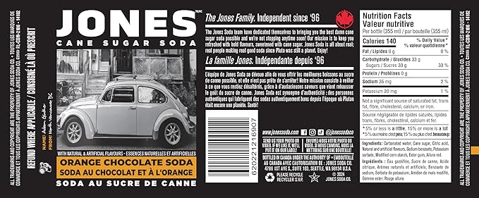 Jones Soda Co. Special Release Flavor | 12-Pack | The Original Craft Soda | Made with Pure 100% Cane Sugar | Pop Beverages/Soft Drinks | 12 Oz Glass Bottles