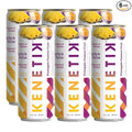 KENETIK Caffeine-Free Focus Drink – Brain Fuel for Mental Clarity and Cognitive Endurance Sugar-Free Bioidentical Ketones (D-BHB) 12oz – 6 Pack Pineapple Passionfruit