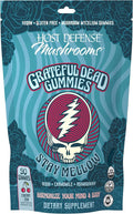 Host Defense Stay Mellow Grateful Dead Gummies - Reishi Mushroom Gummies with Ashwagandha Chamomile &amp Lions Mane - Support for Stress Reduction and Relaxation (30 Servings)
