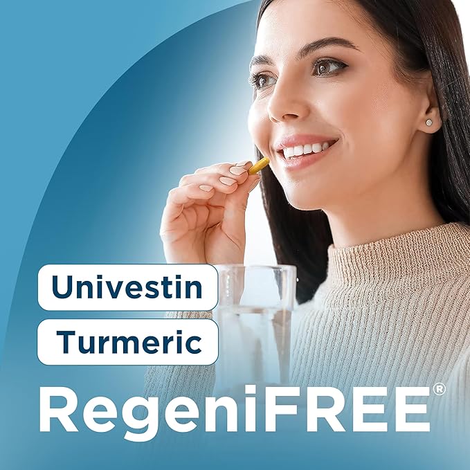 Univera RegeniFREE Turmeric Univestin No Glucosamine Shellfish Free All-Natural Joint Supplement Vegeterian Capsule 60 Capsules (30-Day Supply)