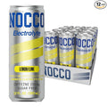 NOCCO Zero Sugar Electrolyte Drink Lemon/Lime - 12 Fl Oz (Pack of 12) - 200mg Caffeine Sugar Free with Electrolytes Carbonated &amp Low Calorie B Vitamins Grab &amp Go Performance Drink