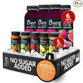 O2 Living Juice Cold Pressed Drink - Red Radiance Organic Juice Variety Pack - No Added Sugars or Water Naturally Sweetened from Fruits Rich in Nutrients &amp Vitamins - 12oz (6-Pack) + 4oz (5-Pack
